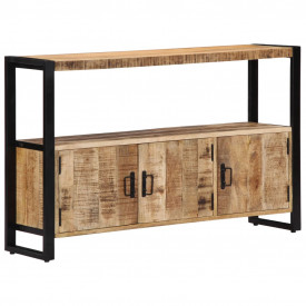 Dulap lateral, 120 x 30 x 75 cm, lemn masiv de mango - Img 10