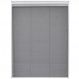 Ecran insecte pentru ferestre, cu umbrar, aluminiu, 60x80 cm - Img 4