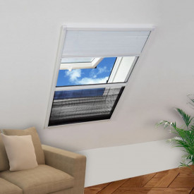 Ecran insecte pentru ferestre, cu umbrar, aluminiu, 80x100 cm - Img 1