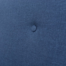 Fotoliu din material textil, albastru - Img 6