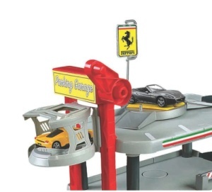 Garaj Bburago 1:43 Ferrari R&P-Parking Garage Incl. 2 Masini Bb31204 - Img 2