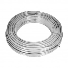 Gard din oțel galvanizat cu stâlpi 25 x 0,8 m - Img 3