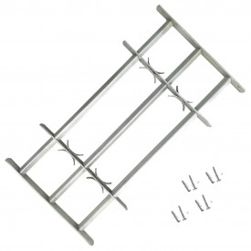 Grilaj ajustabil pentru ferestre, cu 3 bare transversale, 700-1050 mm