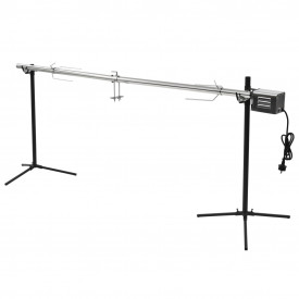 Grill automat cu motor din oțel inoxidabil, 207x45x81 cm - Img 2
