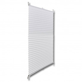 Jaluzea plisată 60 x 150 cm Alb - Img 3