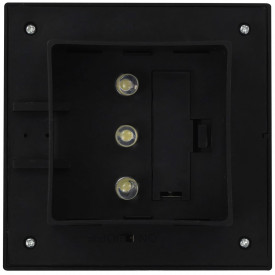 Lămpi solare de exterior, 12 buc., negru, 12 cm, pătrat, LED - Img 8