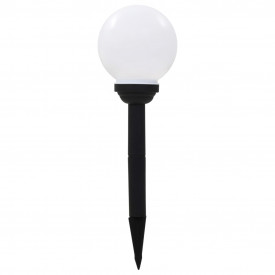 Lămpi solare de exterior, 6 buc., 20 cm, RGB, sferic, LED - Img 2