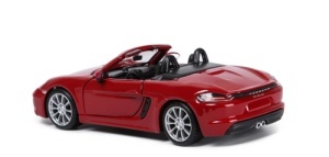 Macheta Bburago 1:32 Porsche 718 Boxster Rosu Bb43049Rosu - Img 3