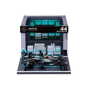 Macheta Bburago 1:43 Formula Pit Pass-Mercedes Amg Petr. W15 Team #44 Lewis Hamilton Bb38452/44 - Img 4
