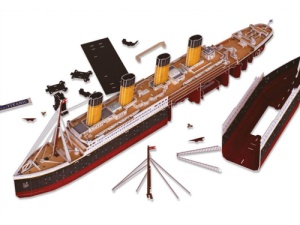 Macheta Revell RMS Titanic - Editie Led- Puzzle 3D Cu Lighting Rev00154 - Img 3