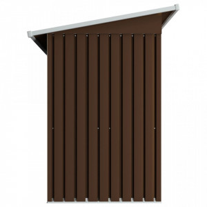 Magazie-de-gradina-maro-metal