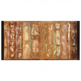 Masă de bucătărie, 160x80x75 cm, lemn masiv reciclat - Img 6