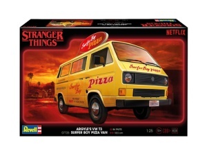 Masina Revell Argyles Vw T3 Surfer Boy Pizza Van: S.Things Scara 1:25 Rev07725 - Img 3