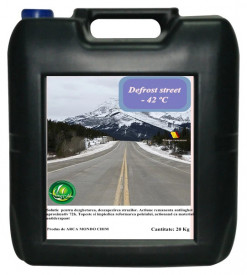 Material antiderapant, solutie dezapezire si dezghetare DEFROST STREET - 20 kg