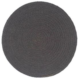 Naproane, 4 buc., gri închis, 38 cm, bumbac, rotund