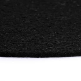 Naproane, 6 buc., negru, 38 cm, bumbac, rotund - Img 3