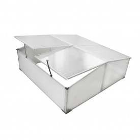 Pavilion protecție frig cu acoperiș 4 panouri 108x41x110 cm