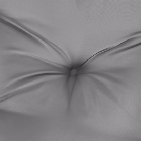 Pernă șezut tapițată 120 x 80 x 10 cm, gri - Img 7