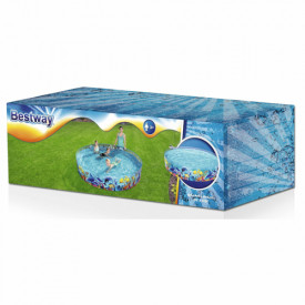 Piscina pentru copii Bestway Fill n Fun. 244 cm x 46 cm Multicolor - Img 2