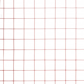 Plasă de sârmă, roșu, 10 x 1,5 m, oțel cu înveliș PVC, pătrat - Img 4