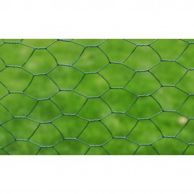 Plasă gard cu izolație PVC 50 cm x 25 m, grosime 0,9 mm - Img 3