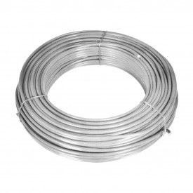 Plasă metalică din oțel galvanizat pentru gard, cu stâlpi 15 x 1,25 m - Img 3