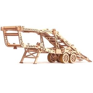 Puzzle 3D din lemn remorca auto pentru tirul Big Rig - Img 5