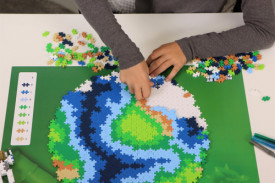 Puzzle cu numere Plus PlusPamantul 800 piese 3914 - Img 3