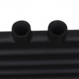 Radiator port-prosop încălzire centrală baie, drept, 500x764 mm, negru - Img 7