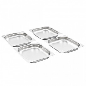 Recipiente Gastronorm 8 buc. GN 1/2 40 mm oțel inoxidabil - Img 2