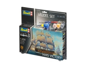 Revell Modell Set Hms Victory Scara 1:450 Rev65819 - Img 2