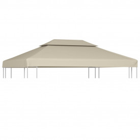 Rezervă Acoperiș marchiză 310 g / m² Bej 3x4 m