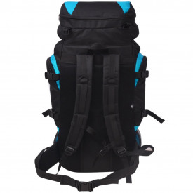 Rucsac pentru drumeții XXL 75 L, Negru și albastru - Img 4