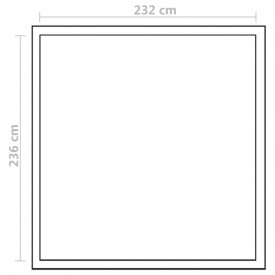 Seră din aluminiu ranforsat cu cadru la bază, 6,05 m² - Img 12