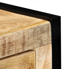 Servantă, 120 x 35 x 76 cm, lemn masiv de mango - Img 5
