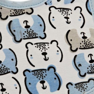 Set de 2 bavetici din bumbac diverse culori Dkd Home Decor - Img 3