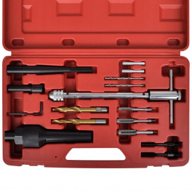 Set extractor bujii reparare filet 16 piese Audi Seat VW Mercedes Opel - Img 4