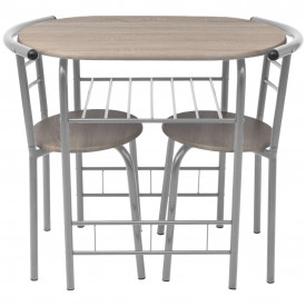 Set mobilier bar pentru mic dejun, MDF - Img 3