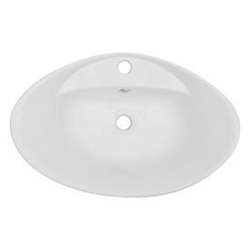 Set mobilier de baie din două piese, stejar, ceramică - Img 2