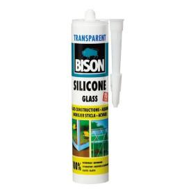 Silicon pentru sticlă BISON, transparent, 280ml - Img 2