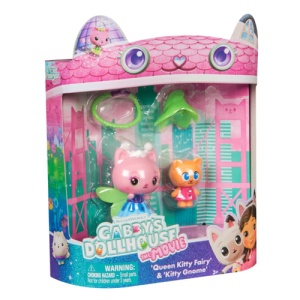 Spin Master Casa De Papusi Gabby Film Pachet 2 Figurine Queen Kitty Faury Si Kitty Gnome Spm6072884-20151835 - Img 2