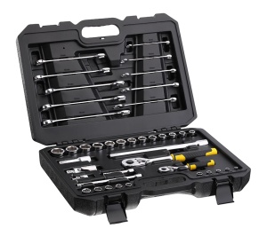 Stanley STMT82832-1 Set tubulare 1/4"+1/2"+ chei - 41 piese