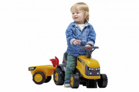 Tractor falk JCB cu remorca lopata si grebla - Img 3