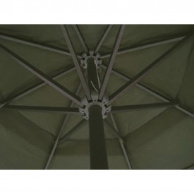 Umbrelă din aluminiu cu bază portabilă, verde - Img 3