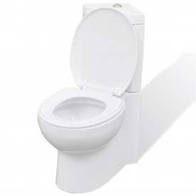 Vas WC din ceramică, Alb