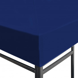 vidaXL Acoperiș de pavilion, 310 g m², 3 x 3 m, albastru - Img 3