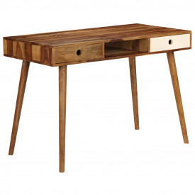 vidaXL Birou de scris, 110 x 55 x 76 cm, lemn masiv de palisandru