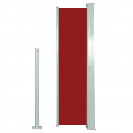 vidaXL Copertină laterală retractabilă, roșu, 120 x 300 cm - Img 3