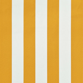 vidaXL Copertină retractabilă, galben și alb, 200 x 150 cm - Img 7