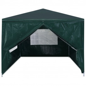vidaXL Cort pentru petrecere, 3 x 3 m, verde - Img 3